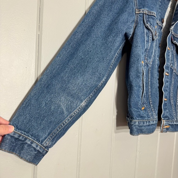 Vtg 90's Men's Levi's 70516-0216 Blue Denim Type Ill Trucker Jacket small USA - Picture 6 of 16